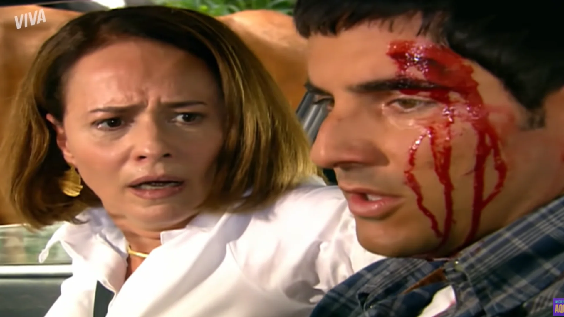 Ana Luíza tem que dirigir para salvar Lucas em Paraíso Tropical