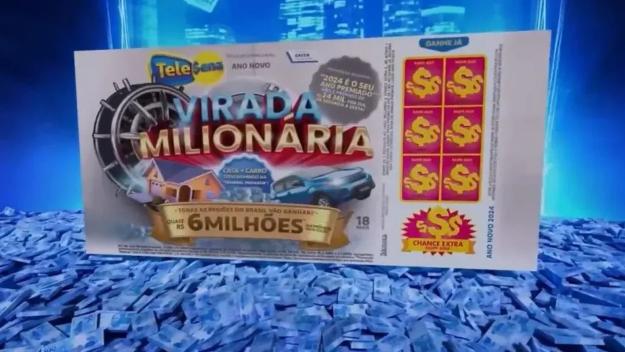 Tele Sena de Ano Novo 2024 no SBT