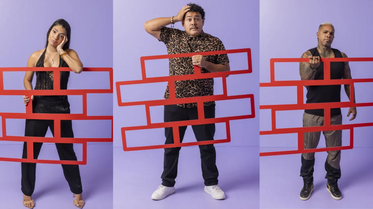 Fernanda, Lucas Henrique e Rodriguinho estão no Paredão do BBB 24