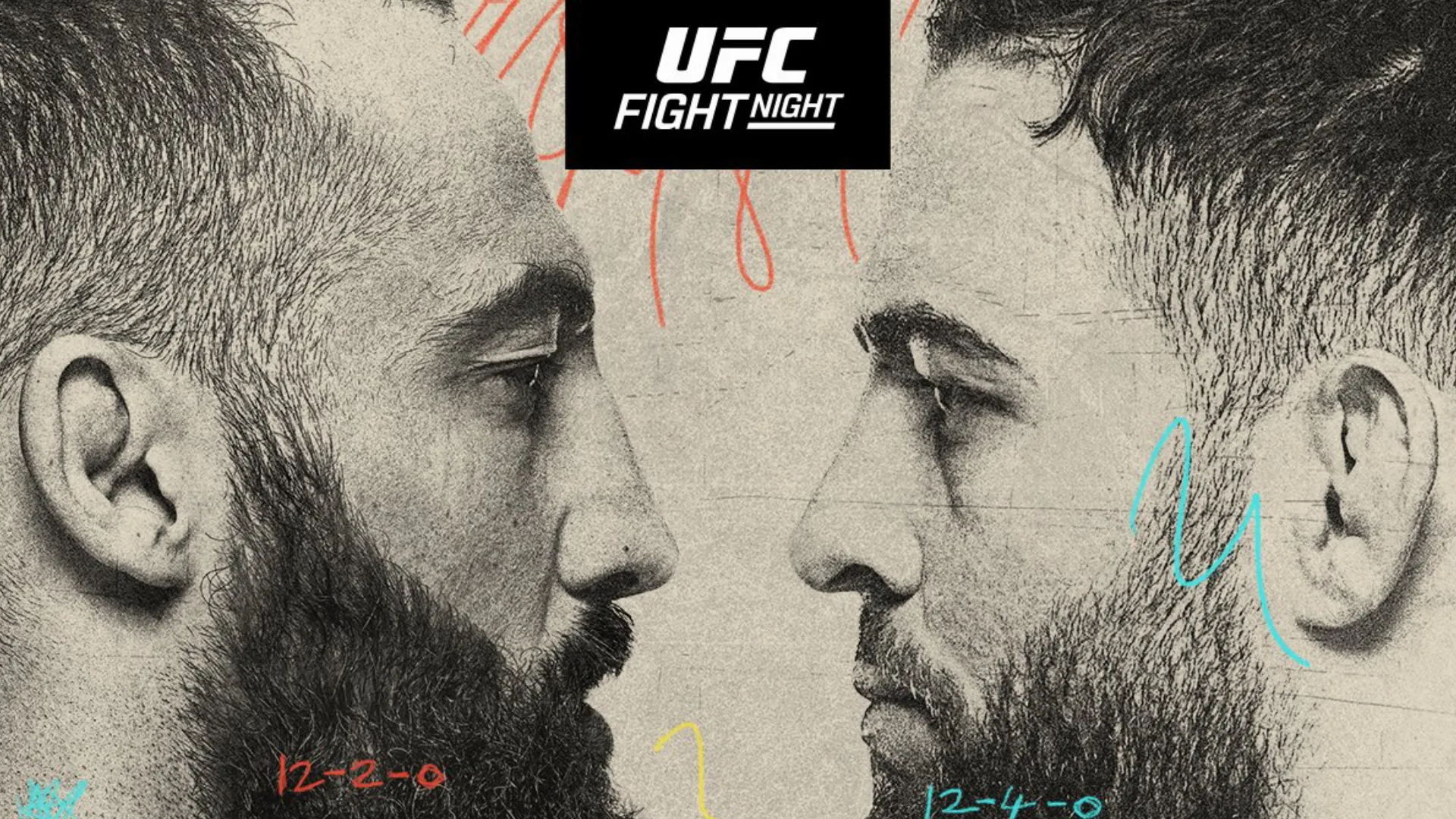 Roman Dolidze e Nassourdine Imavov no UFC Vegas 85