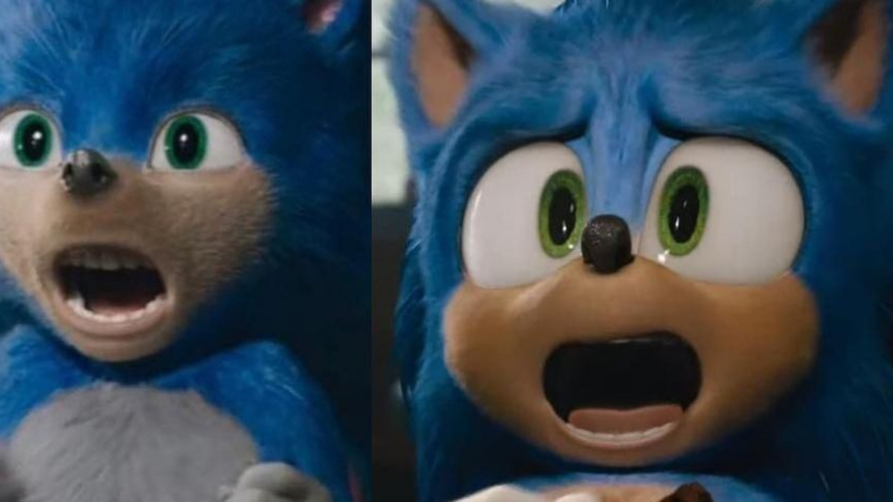 Mudança no visual de Sonic no filme