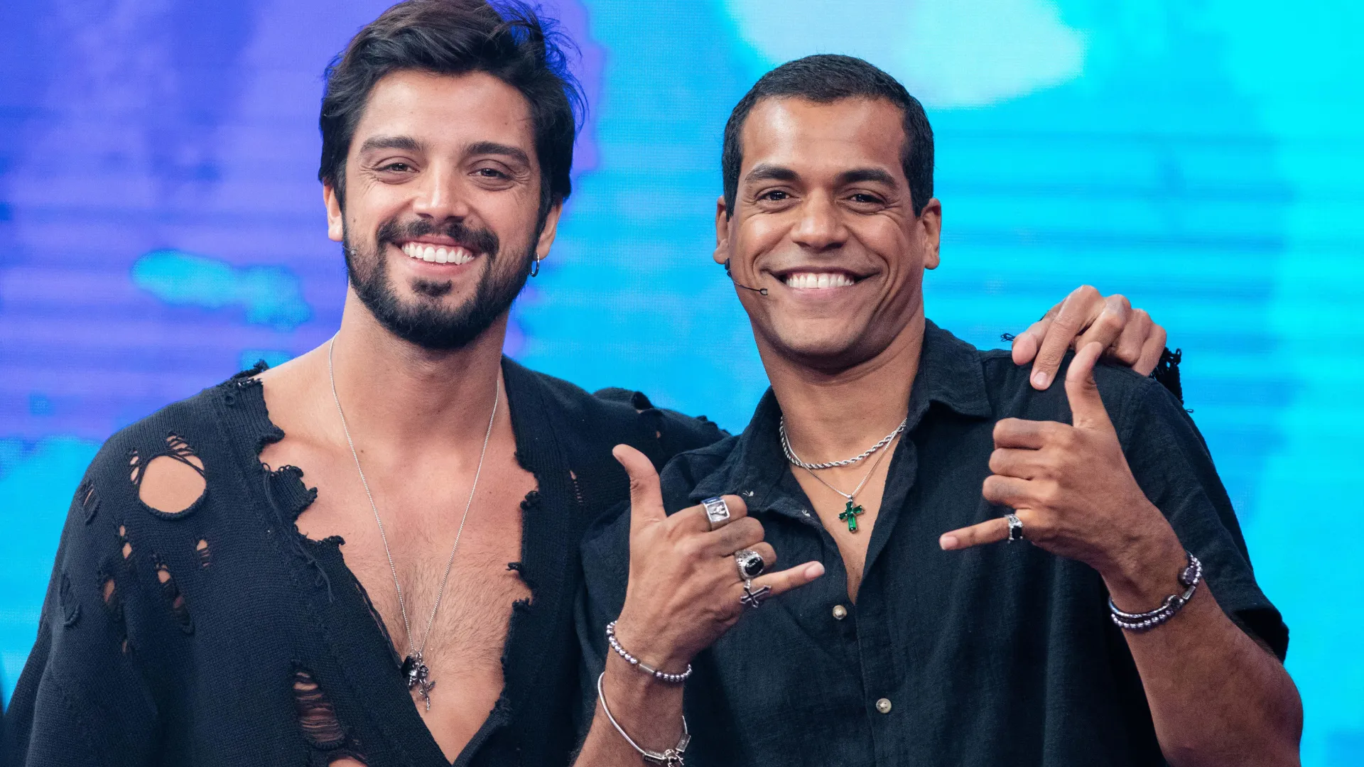 Rodrigo Simas e Marcello Melo Jr no Domingão com Huck
