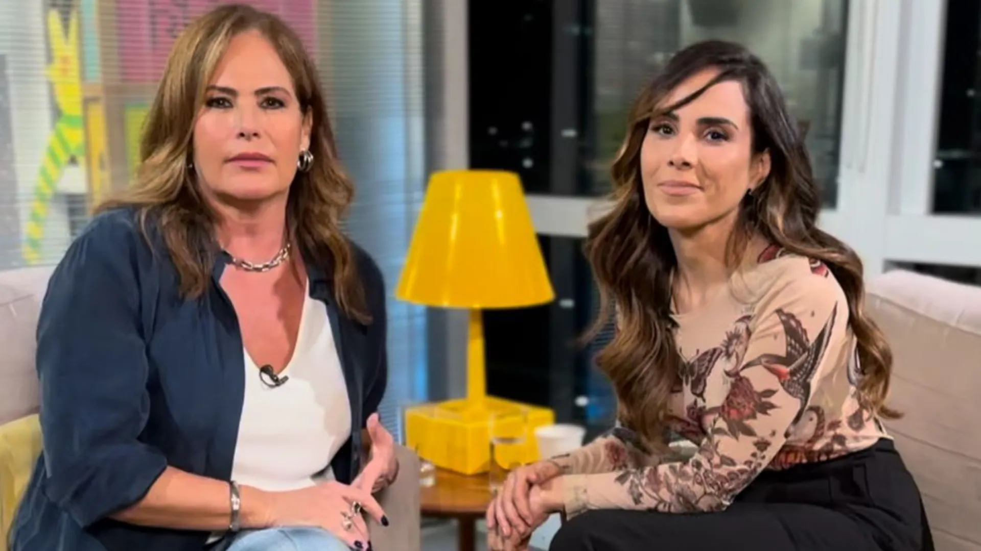 Wanessa Camargo em entrevista no Fantástico