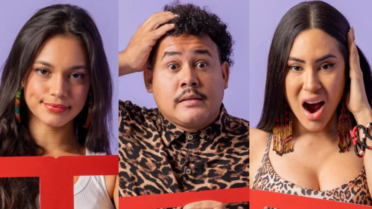 Alane, Isabelle e Lucas Henrique no Paredão do BBB 24