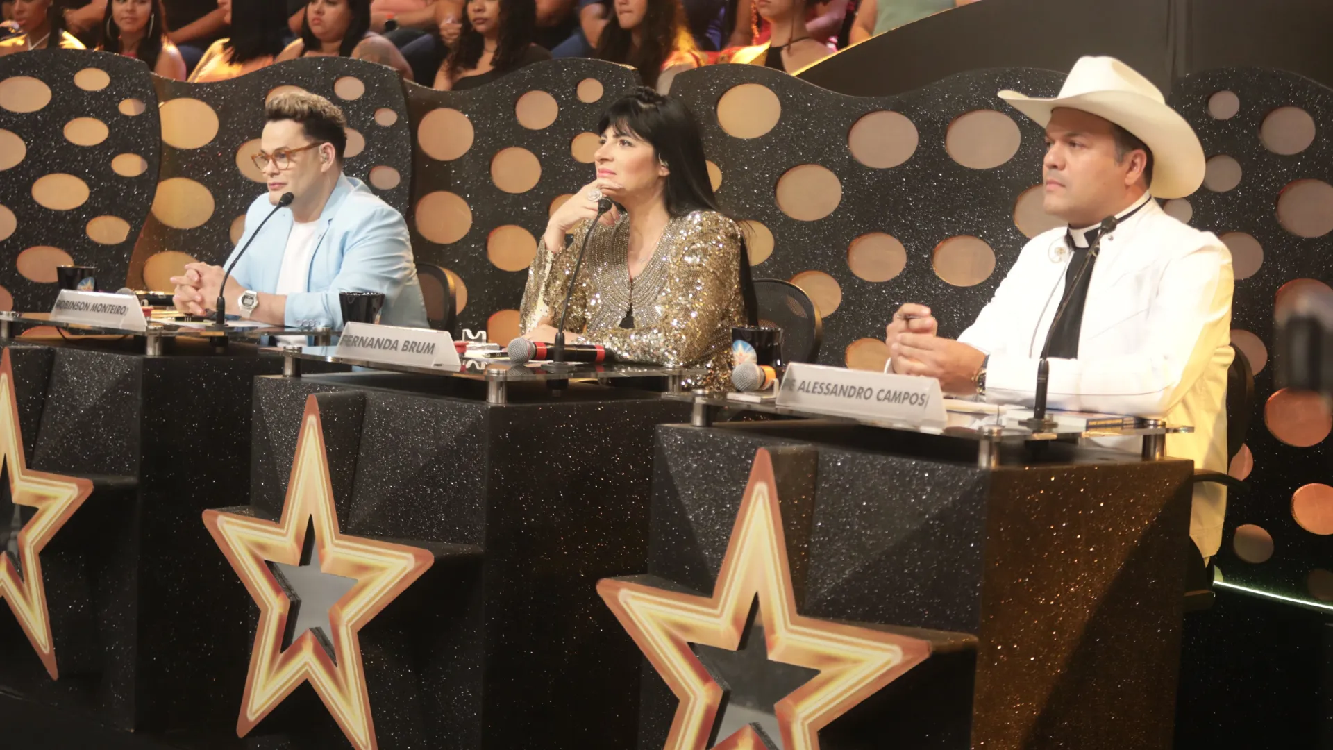 Jurados do Shadow Brasil Gospel no Programa Raul Gil