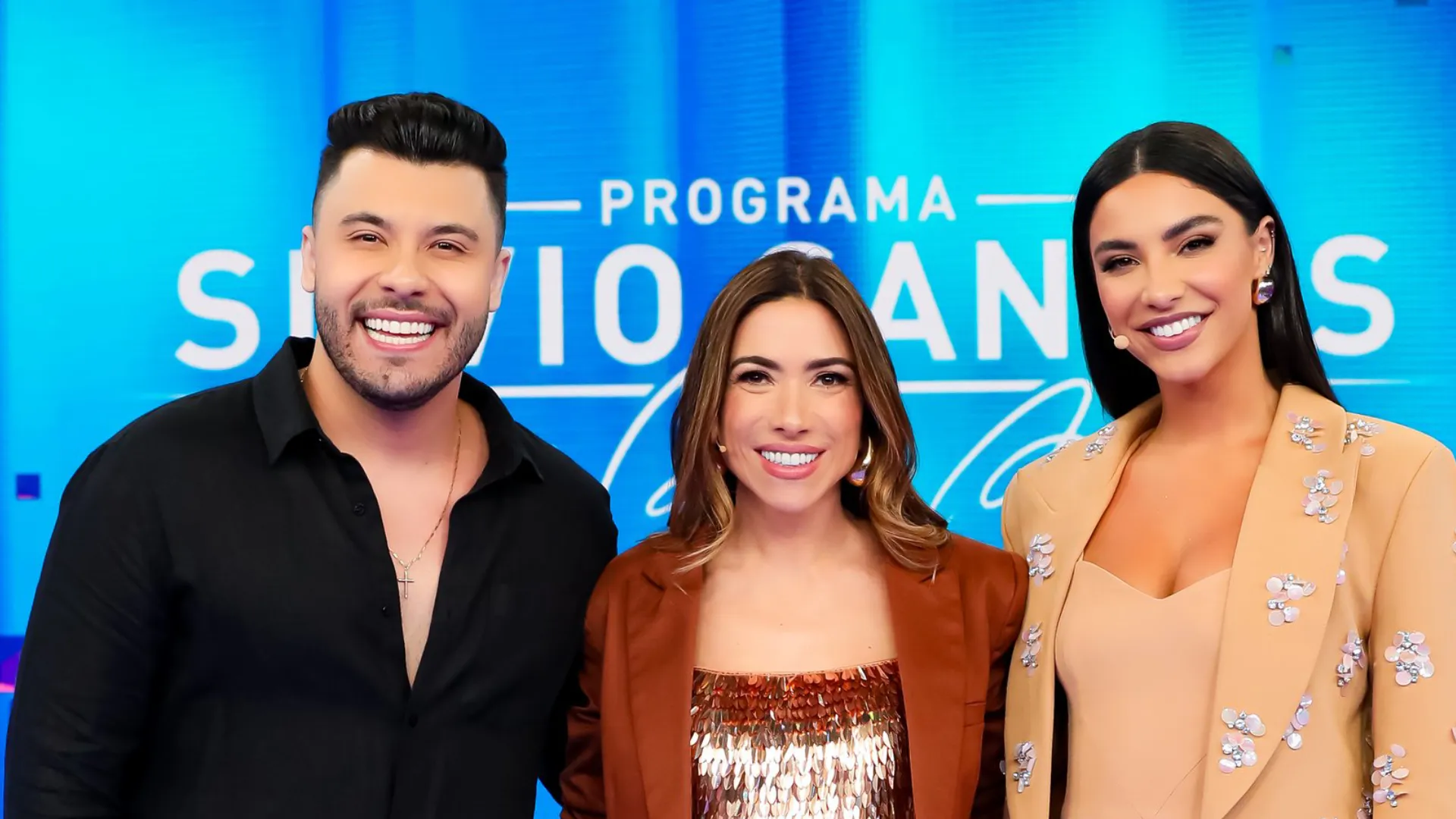 Murilo Huff e Gabriela Versiani no Jogo das 3 Pistas do Programa Silvio Santos