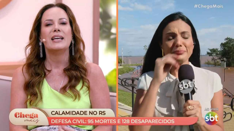 Regina Volpato defende Márcia Dantas após críticas e repórter chora ao vivo