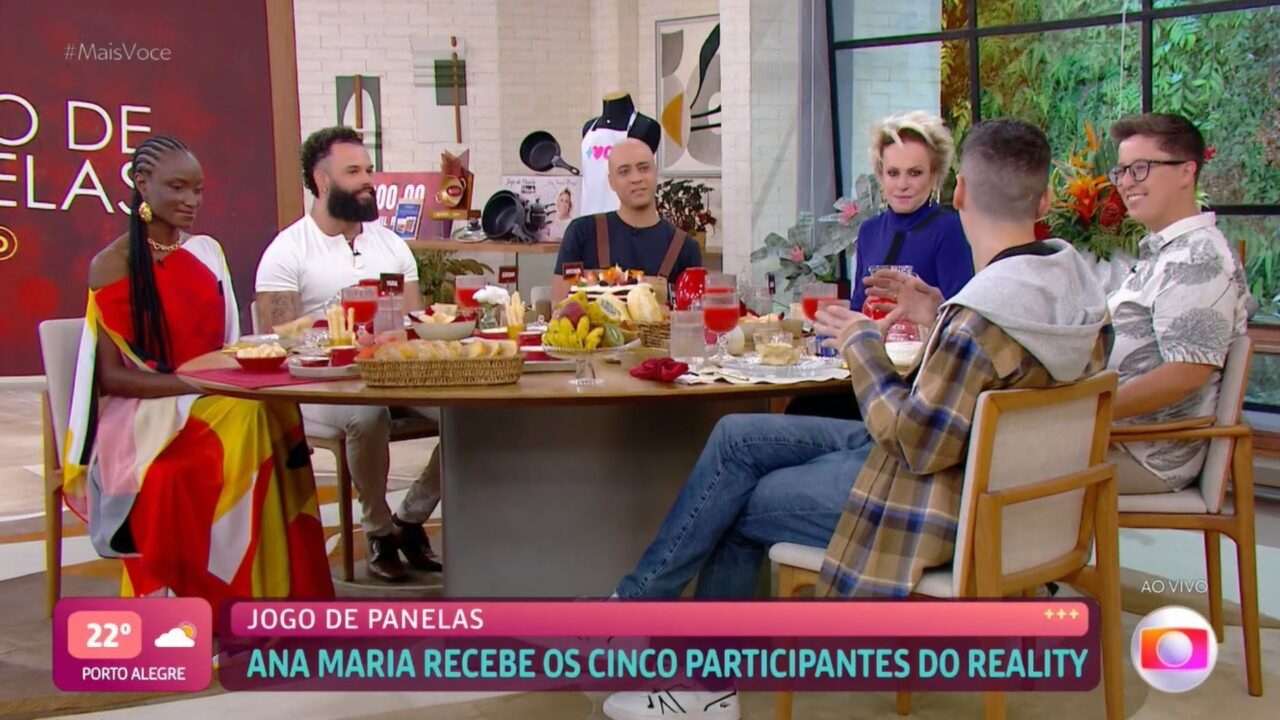 Ana Maria Braga recebe participantes do Jogo de Panelas SP 2024