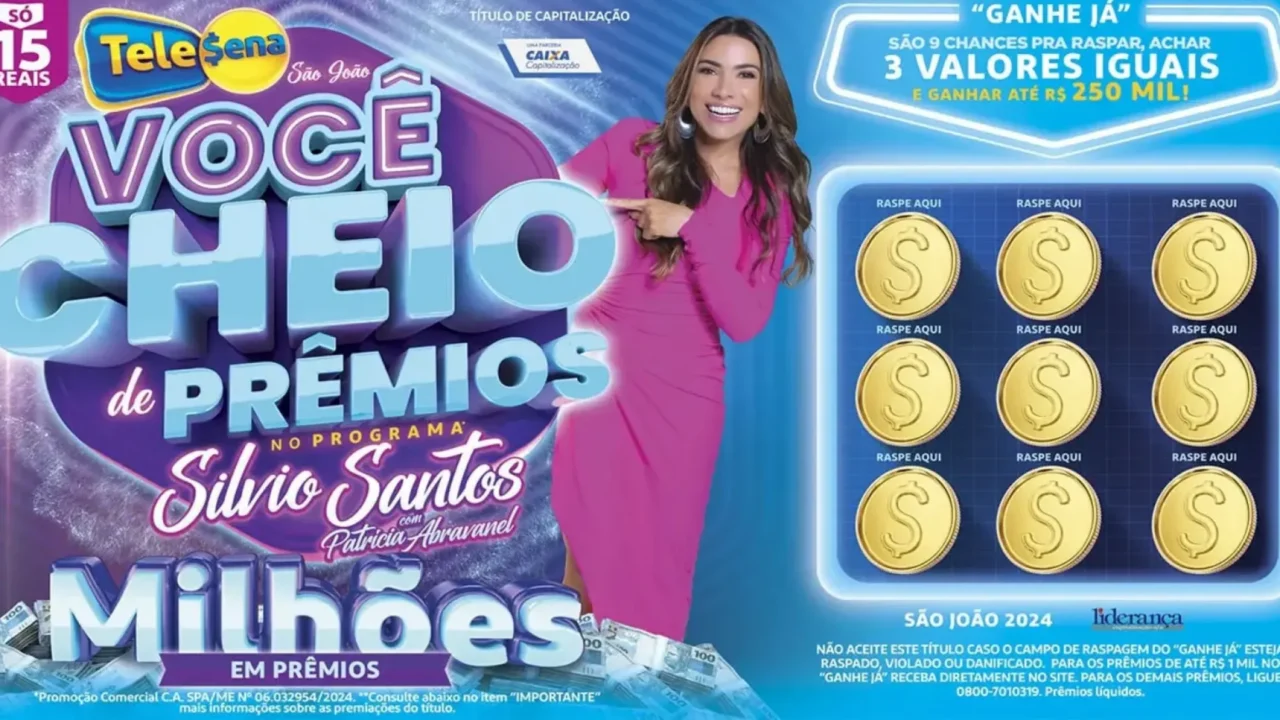 Capa da Tele Sena de São João 2024