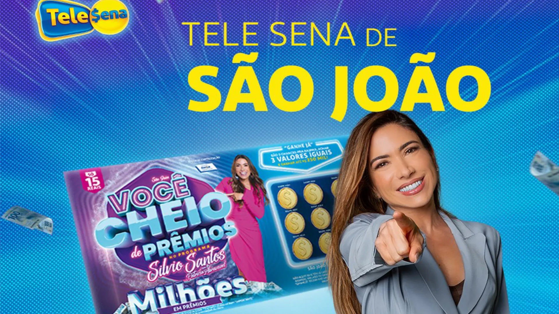 Patricia Abravanel apresenta a Tele Sena de São João 2024