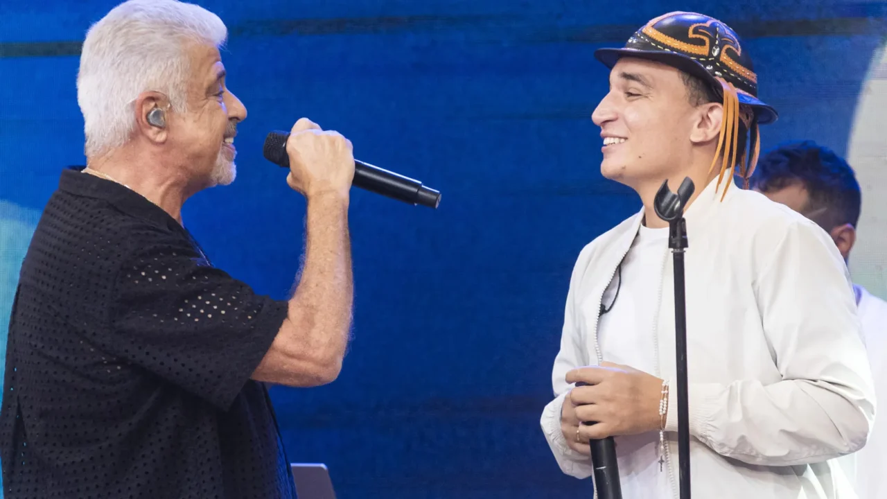 Lulu Santos canta com João Gomes no Altas Horas