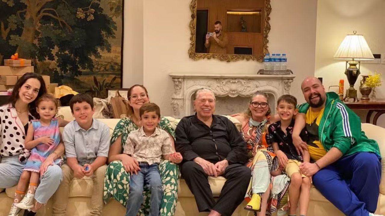 Silvio Santos e família
