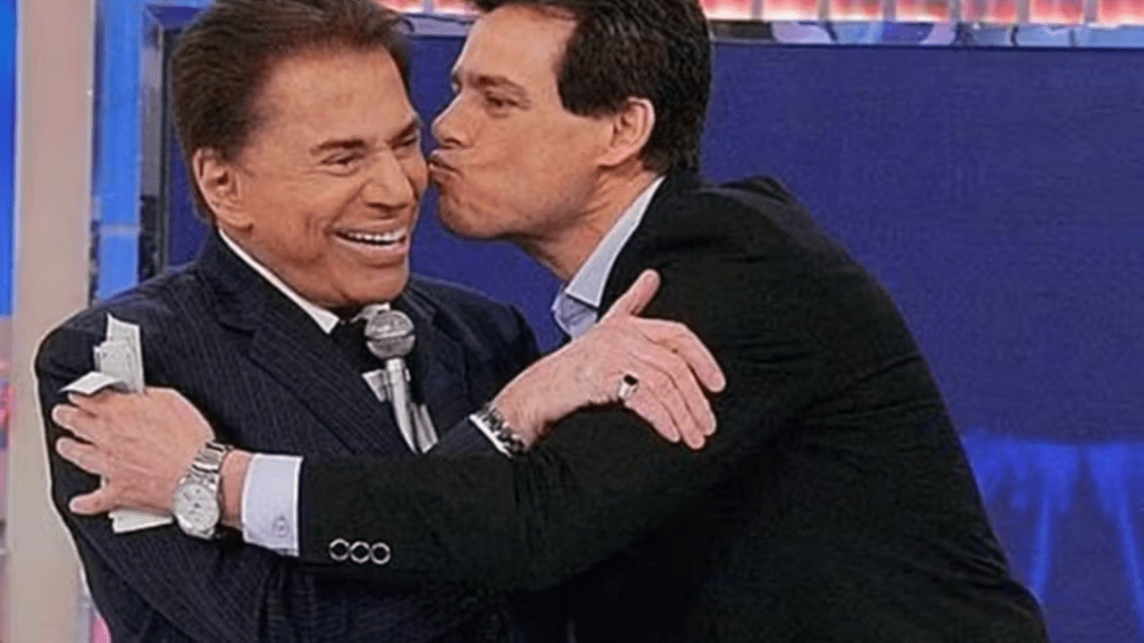 Celso Portiolli e Silvio Santos