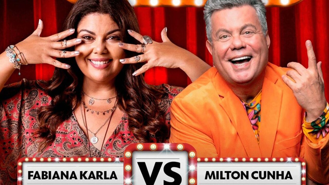 Milton Cunha e Fabiana Karla no Domingão com Huck