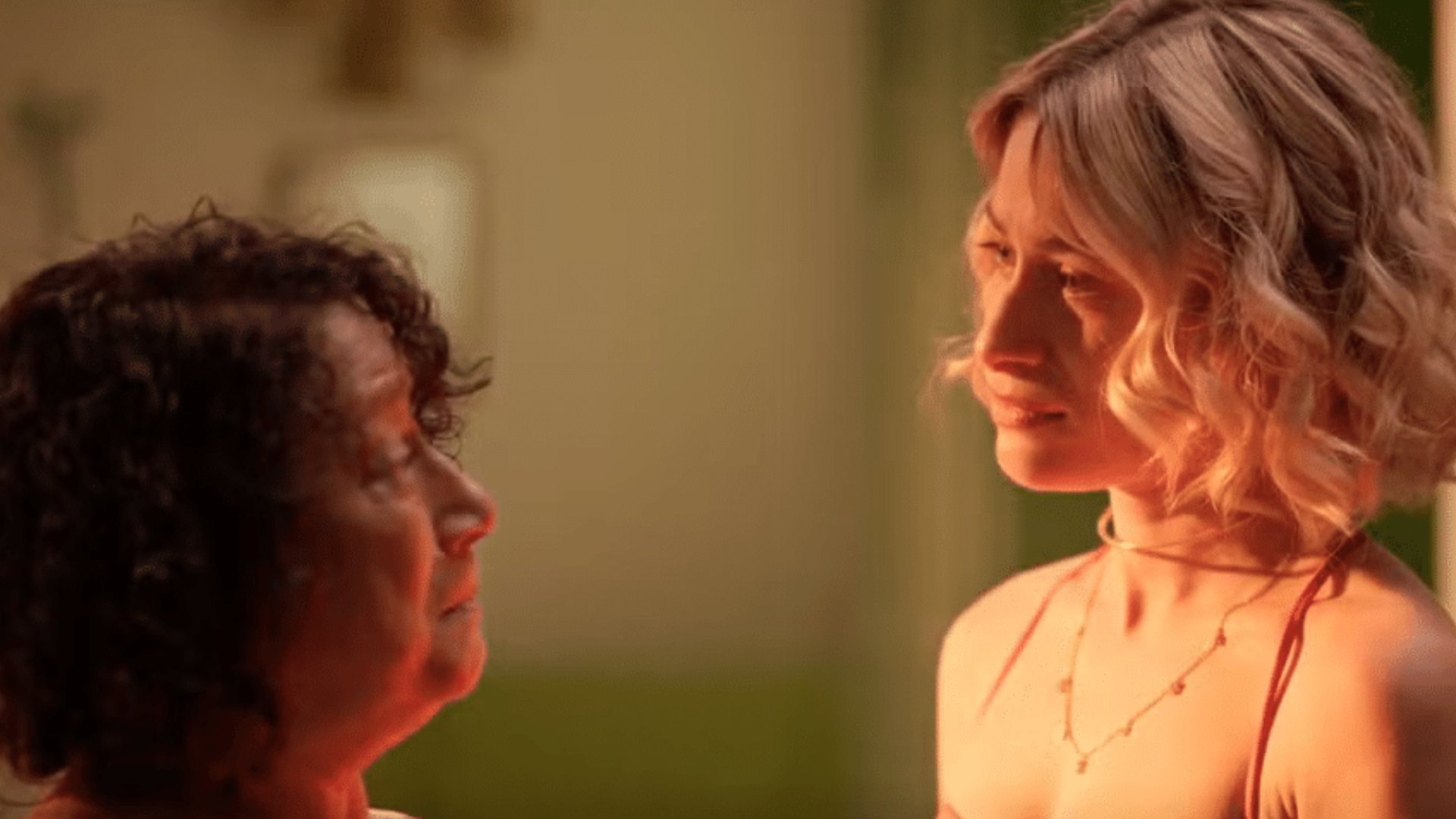 Dona Castorina e Blandina em No Rancho Fundo