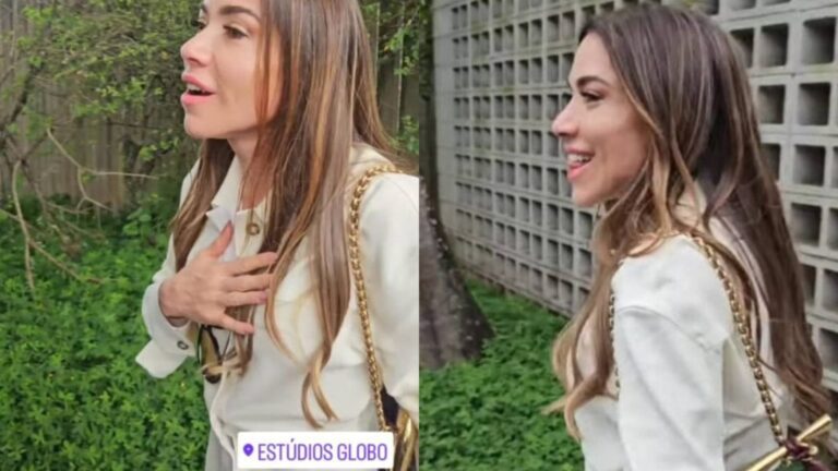 Patricia Abravanel é ovacionada por fãs em ida à Globo