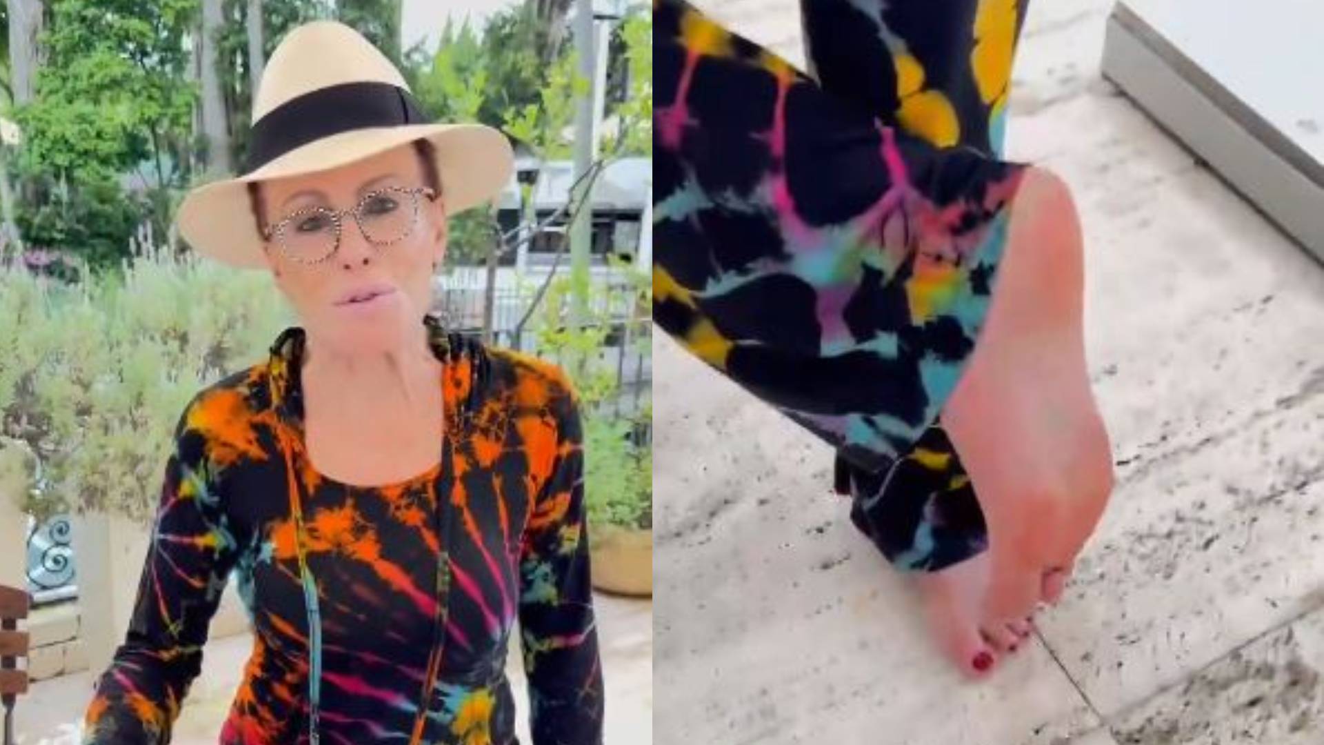 Ana Maria Braga após picada de escorpião