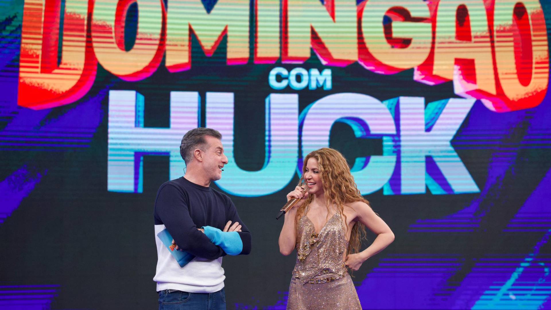 Shakira no Domingão com Huck