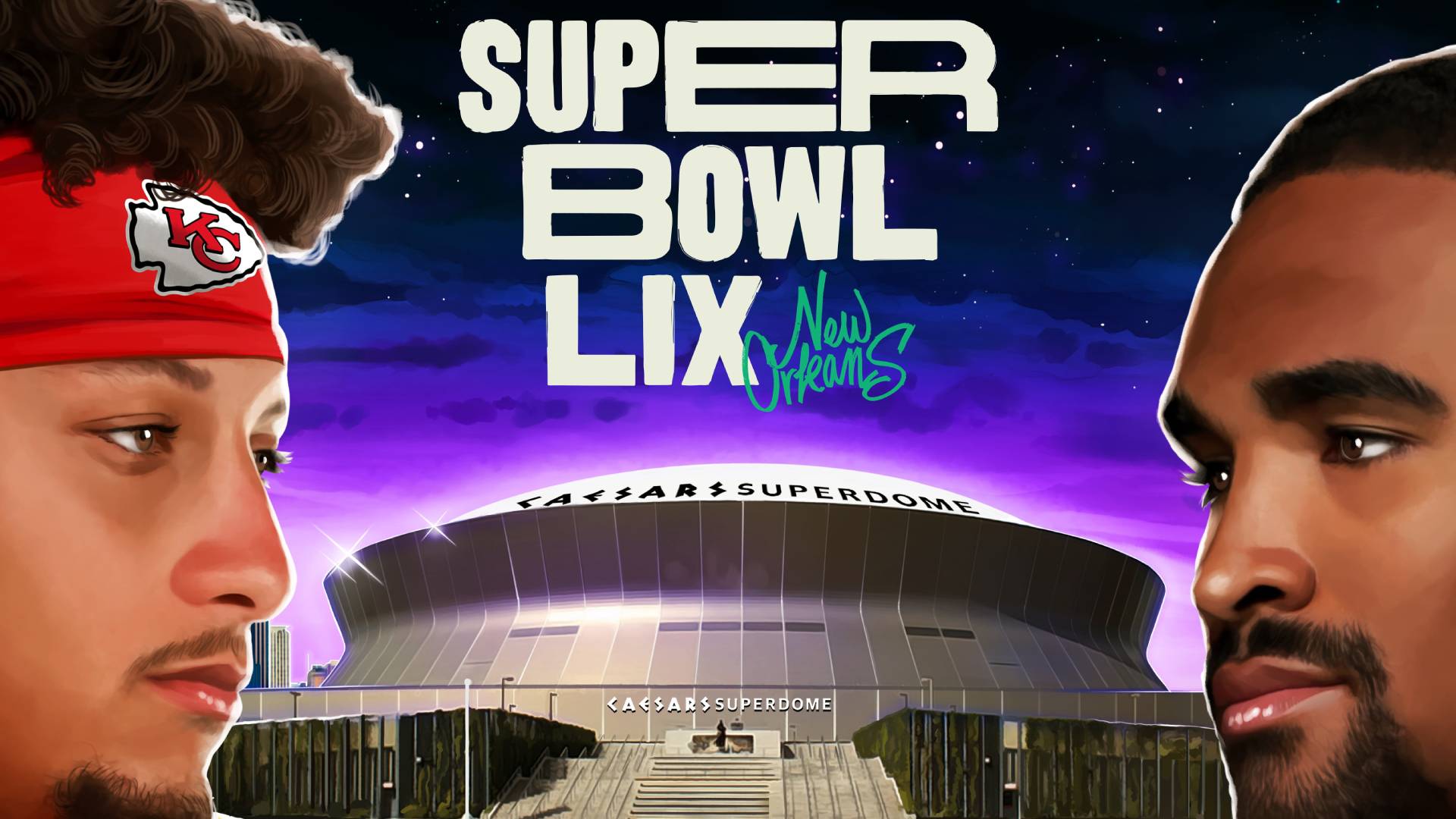 Chiefs x Eagles na final do Super Bowl 2025