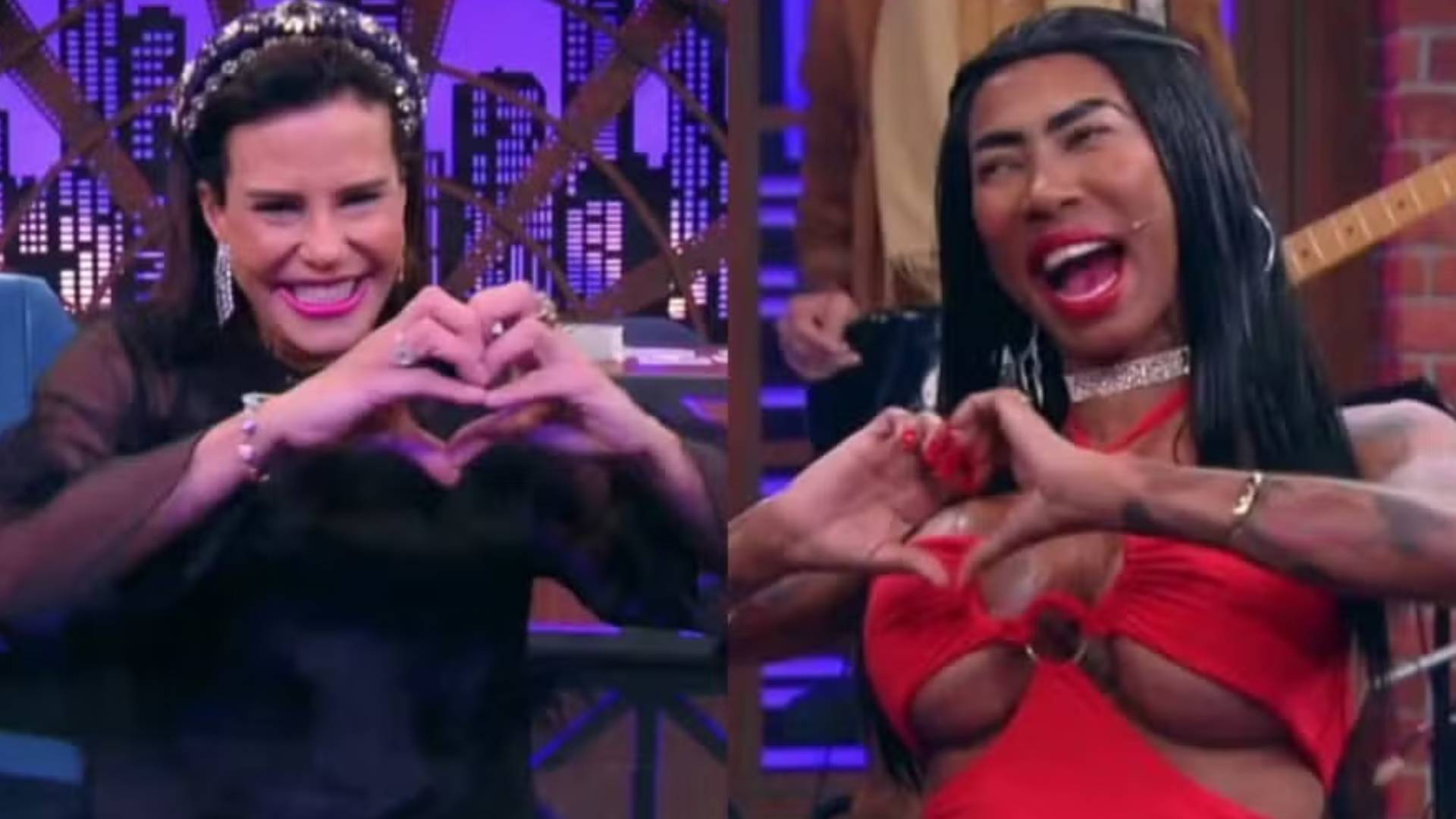 Narcisa Tamborindeguy e Inês Brasil no Lady Night