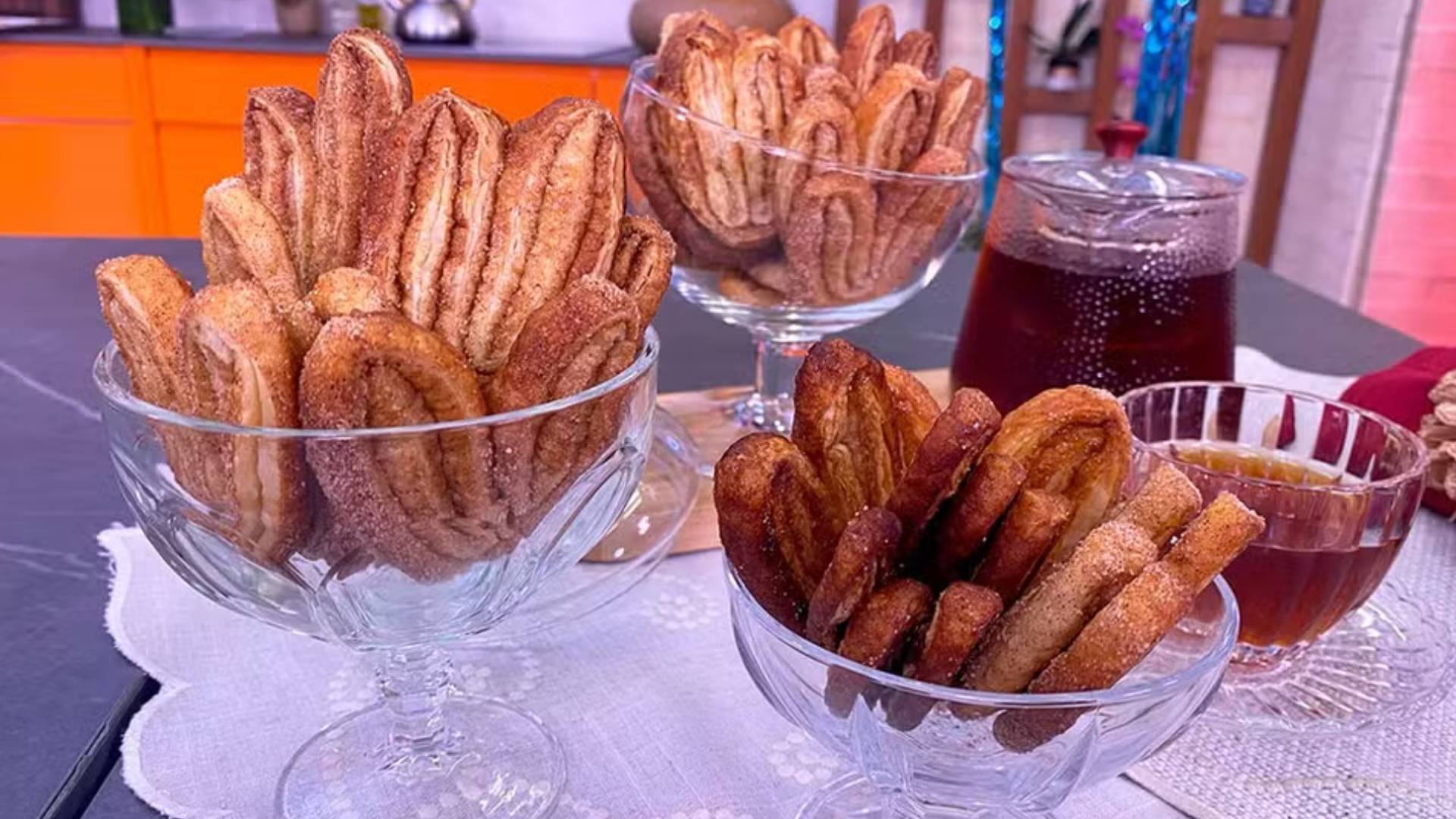 Palmier fácil é receita da Ana Maria Braga