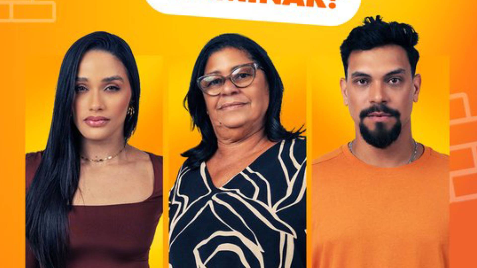 Delma, Eva e Vinícius no Paredão do BBB 25