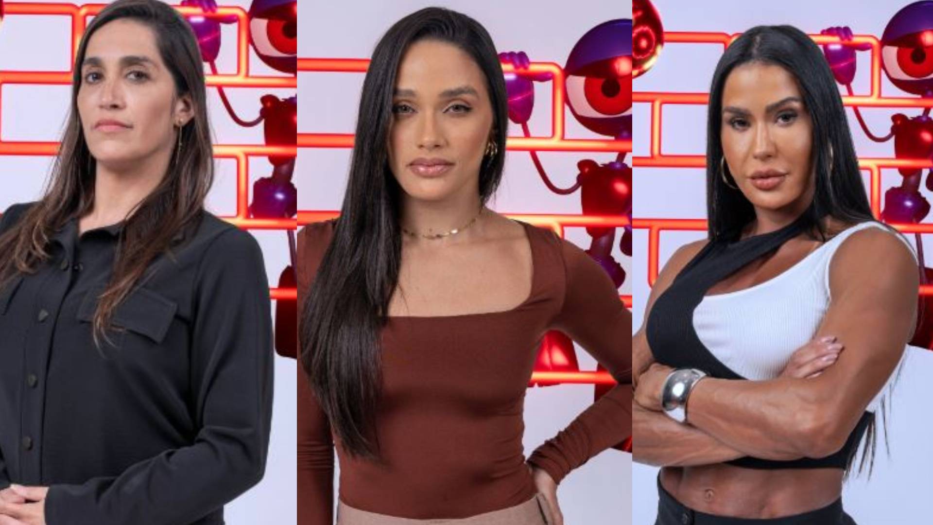 Daniele Hypolito, Eva, Gracyanne Barbosa no Paredão do BBB 25