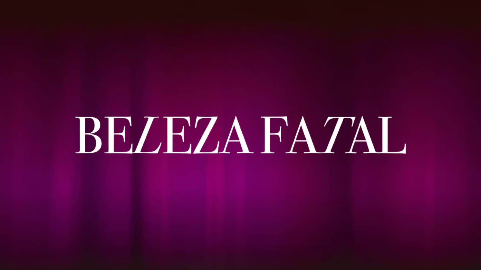 Logotipo da novela Beleza Fatal