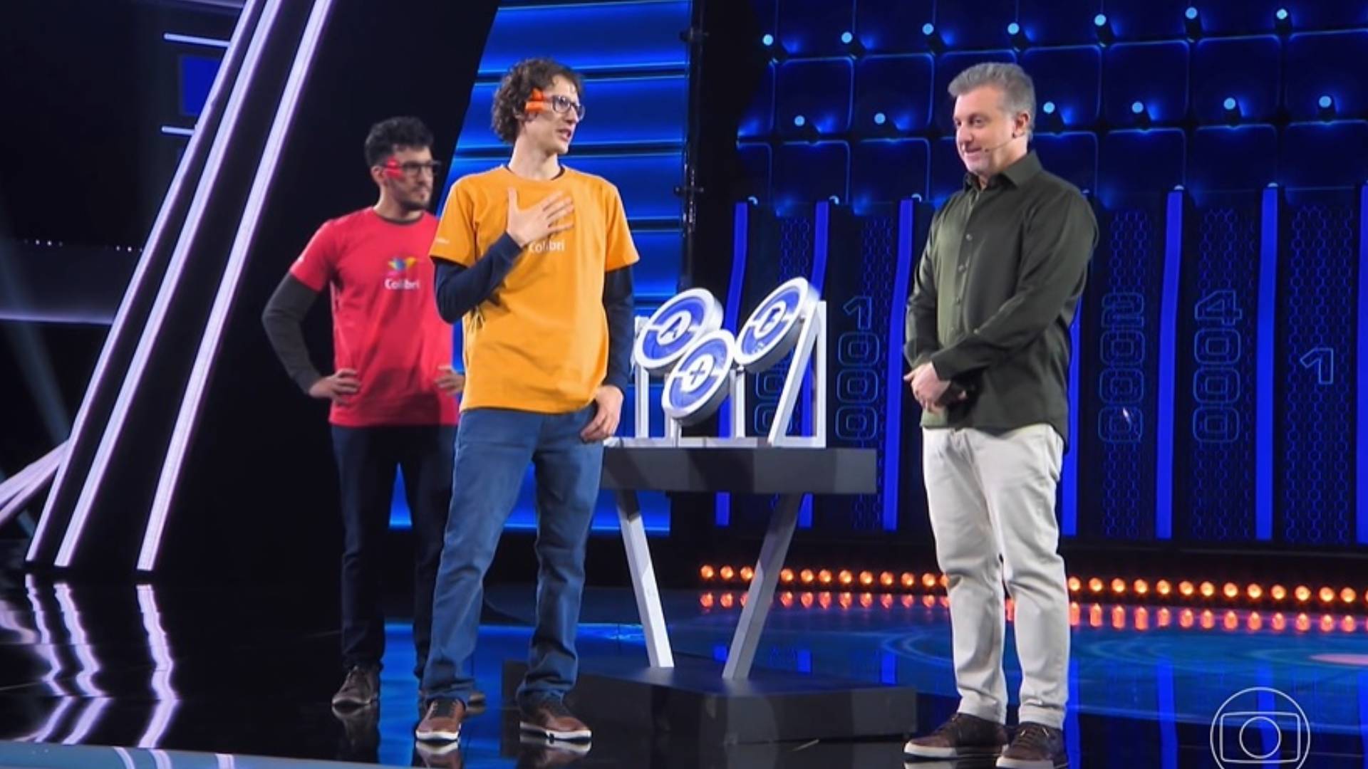 Henrique e Adriano no The Wall no Domingão com Huck