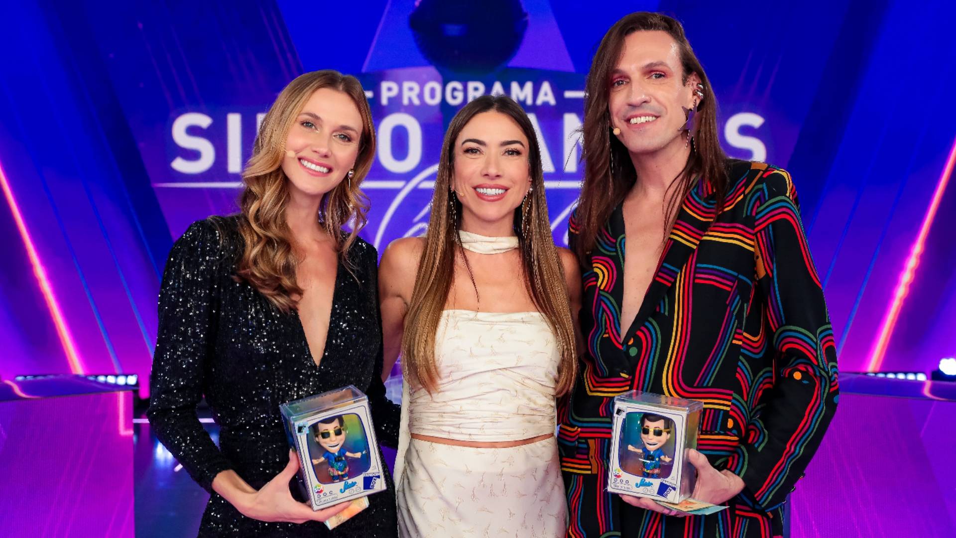 udu Bertholini e Renata Kuerten no “Programa Silvio Santos com Patricia Abravanel”