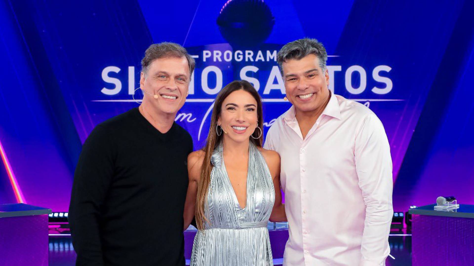 Guilherme Fontes e Maurício Mattar no “Jogo das 3 Pistas” do Programa Silvio Santos