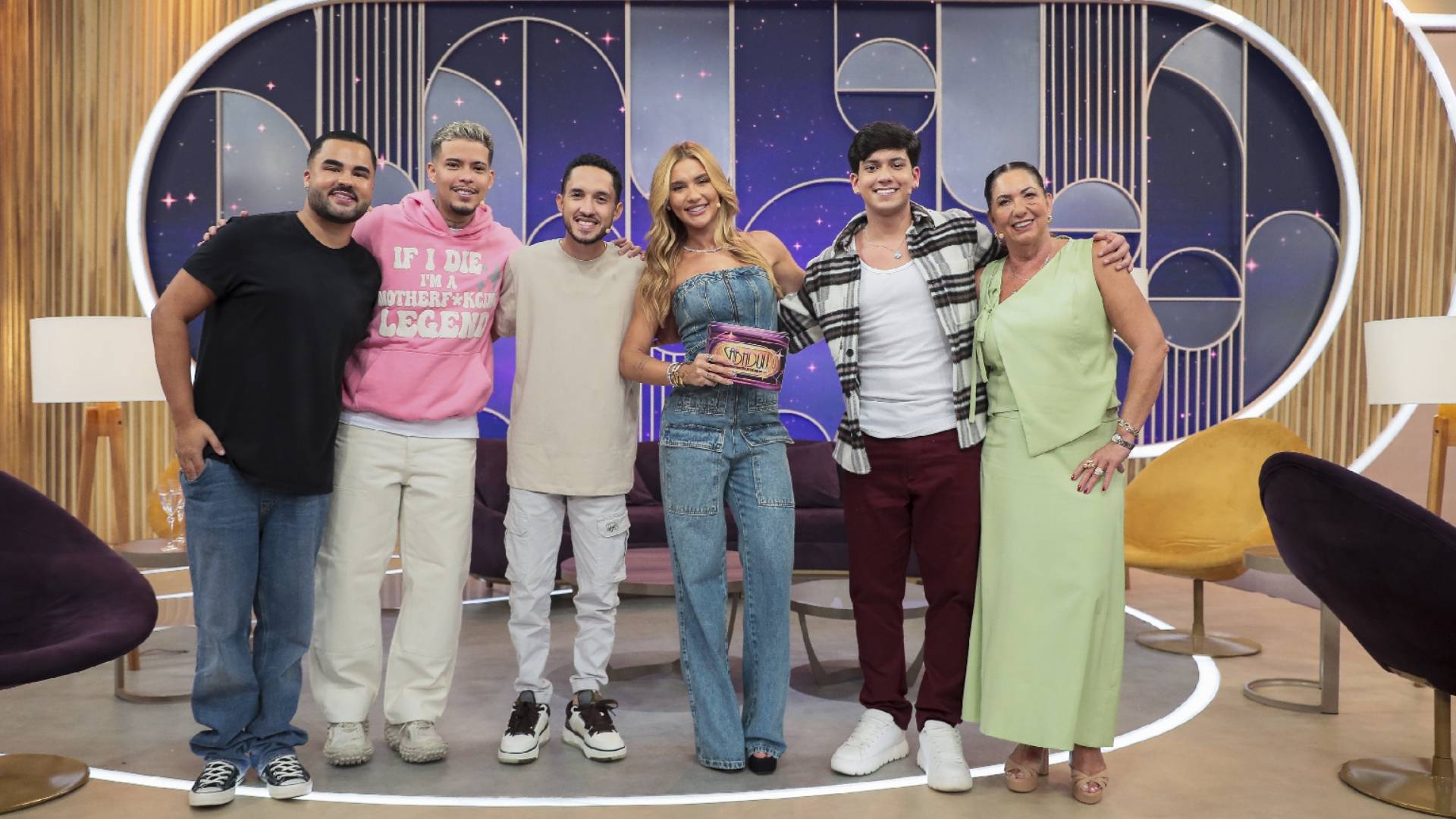 Grelo, Léo Foguete e Felipe Amorim no Sabadou com Virginia