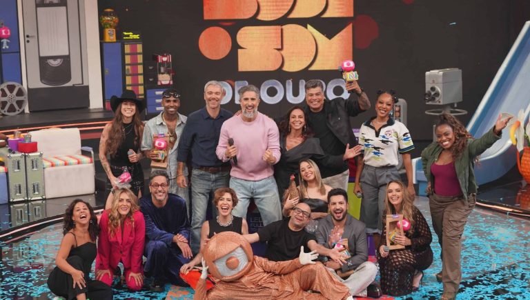 Astros do TV Teca no Caldeirão com Mion