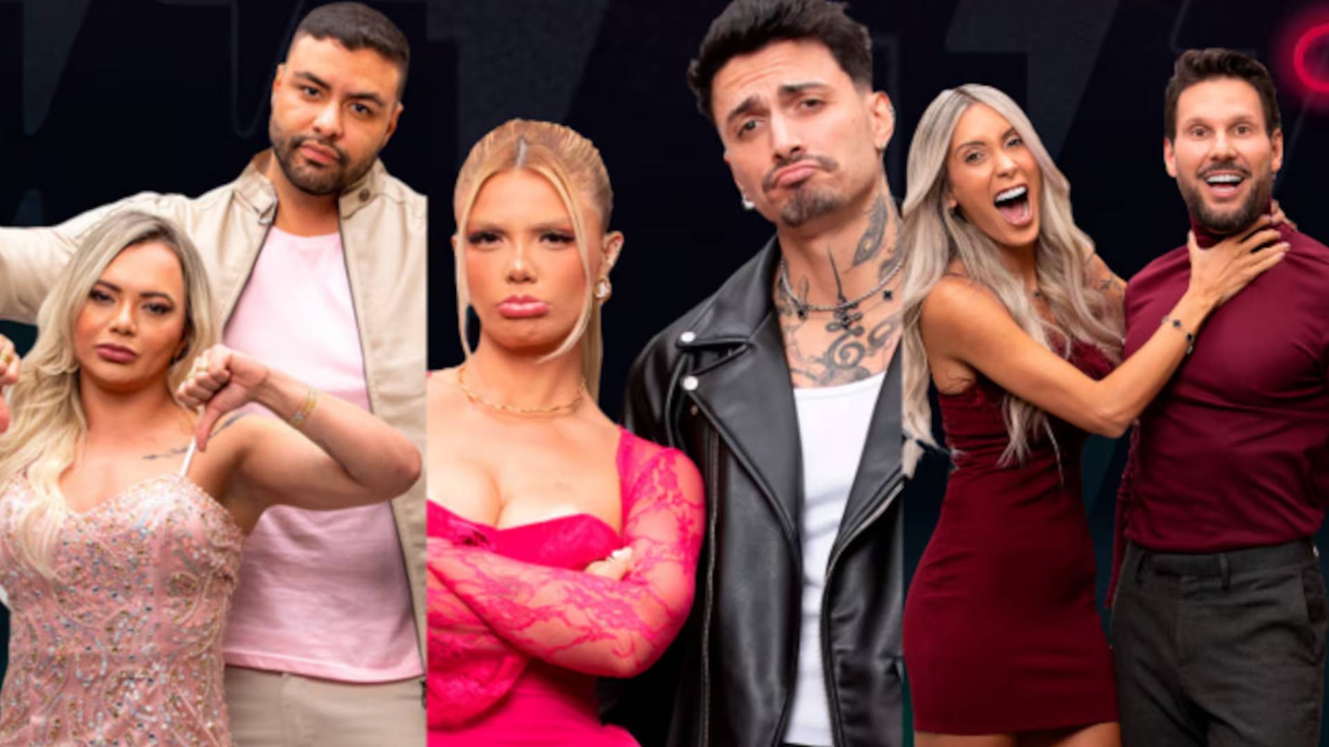 Ana Paula e Antony, Giovanna e Diego e Talira e Pessina estão na DR do Power Couple Brasil 7