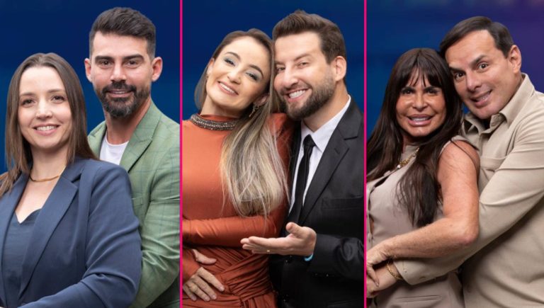 Carol e Radamés, Gi Prado e Eros e Gretchen e Esdras na DR do Power Couple Brasil