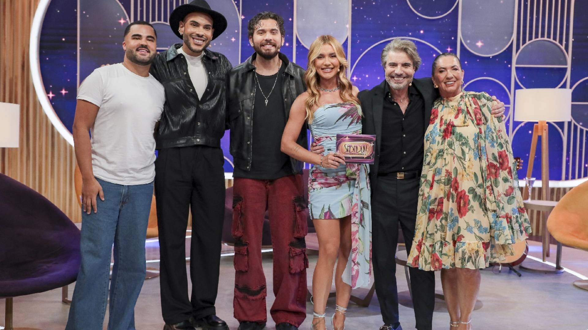 João Kléber, Hugo Gloss e Gustavo Mioto no Sabadou com Virginia