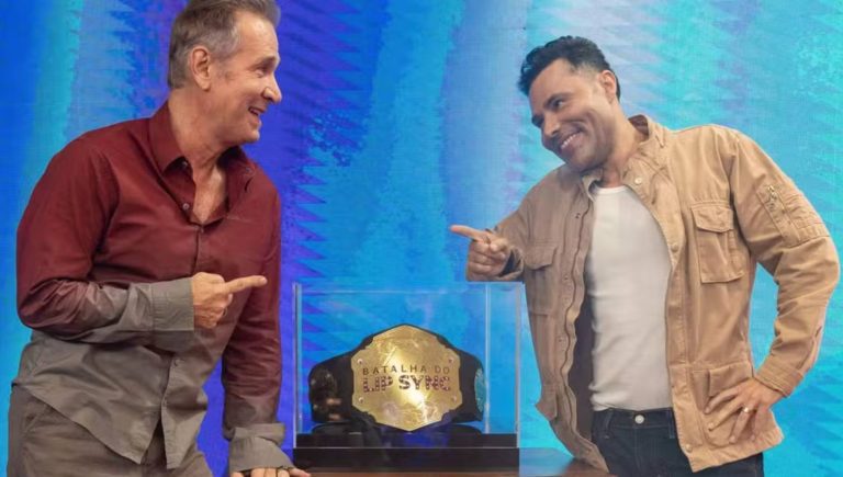 Rodrigo Sant'Anna x Nelson Freitas na Batalha do Lip Sync no Domingão com Huck
