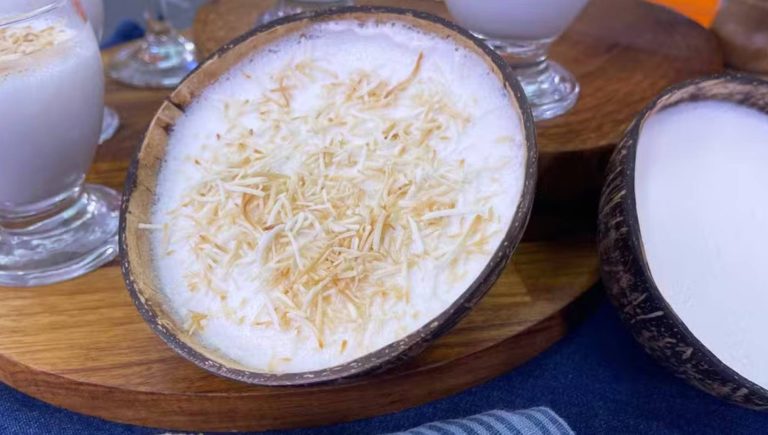 Mousse de coco com 2 ingredientes da Ana Maria Braga