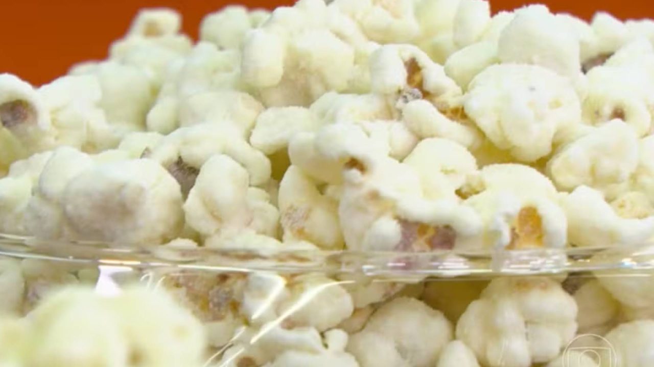 Receita de Pipoca doce de São João da Ana Maria Braga no Mais Você