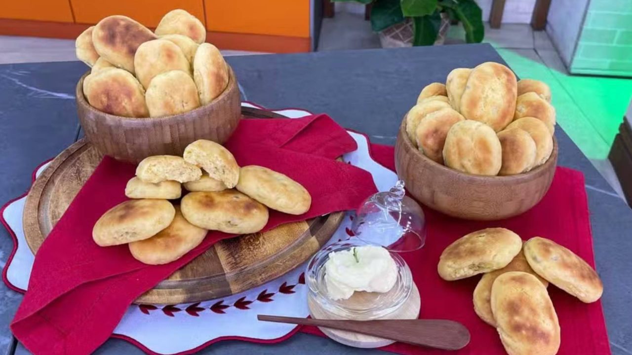Bisnaguinha de batata-doce da Ana Maria Braga
