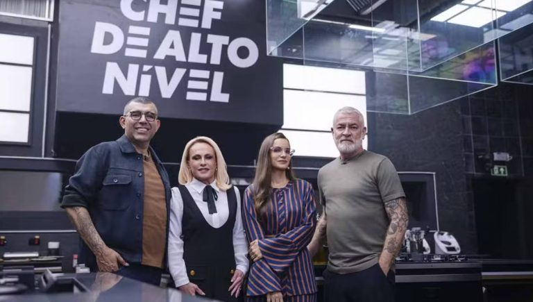 Jefferson Rueda, Ana Maria Braga, Renata Vanzetto e Alex Atala no Chef de Alto Nível