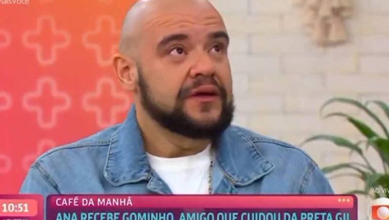 Gominho fala de Preta Gil no Mais Você