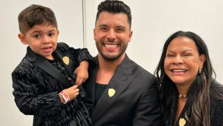 Leo, Murilo Huff e Dona Ruth