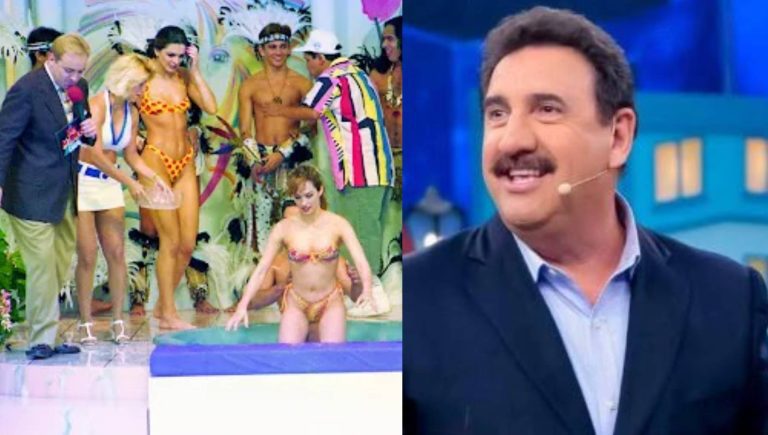 Programa do Ratinho revive Banheira do Gugu