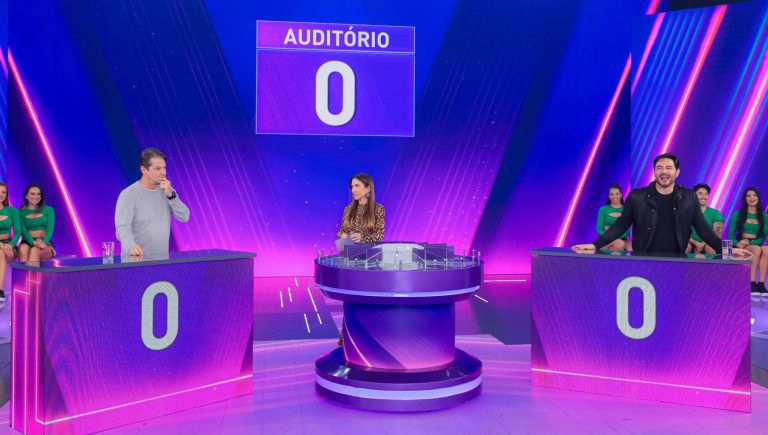 Marcelo Serrado e Ricardo Tozzi no Programa Silvio Santos