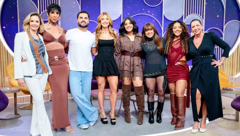 Pepita, Lauana Prado e Bianca Rinaldi no Sabadou com Virginia