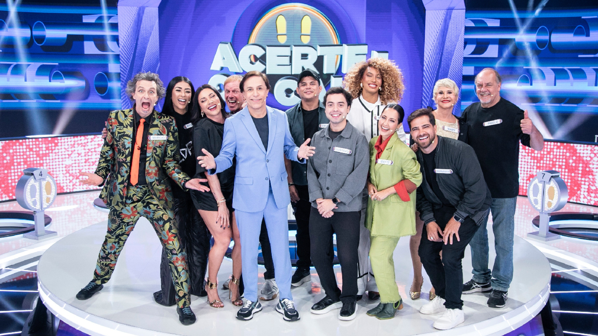 Juju Salimeni e Medrado no Acerte ou Caia!