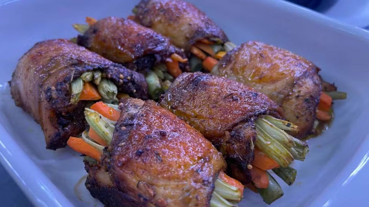 Receita de Almofadinha de sobrecoxa da Ana Maria Braga