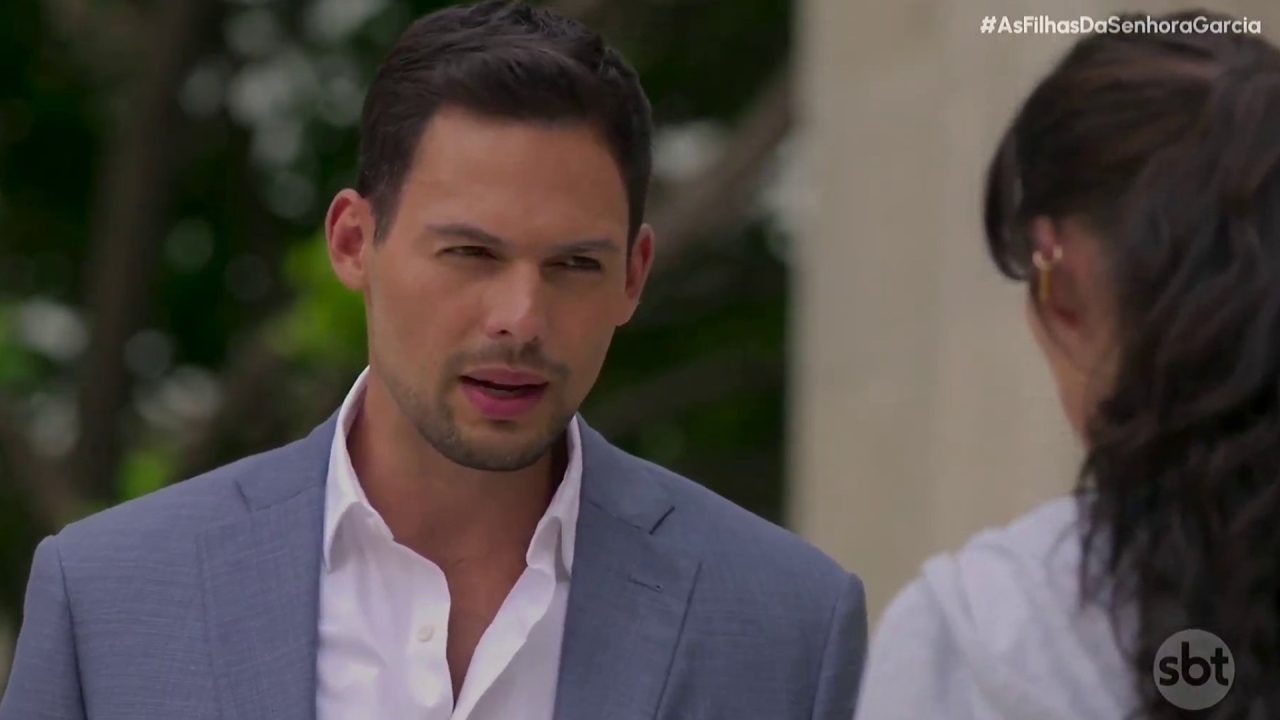 Nicolas e Valéria em As Filhas da Senhora Garcia