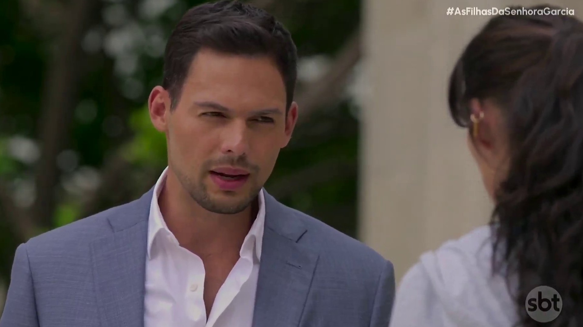 Nicolas e Valéria em As Filhas da Senhora Garcia